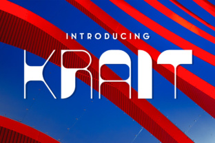 Krait Font: A Geometric Display Typeface Worth Exploring