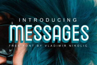 Messages Font by Vladimir Nikolic - Free & Elegant