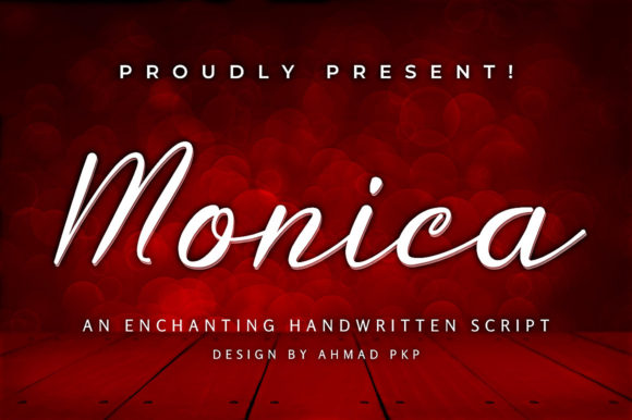 Monica Font A Premium Script for Creative Projects