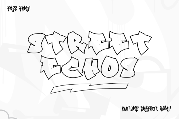 Street Echos Font Guide for Urban Design