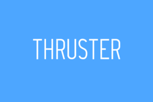 Thruster Font by Corgi Astronaut — A Clean Sans Serif Gem