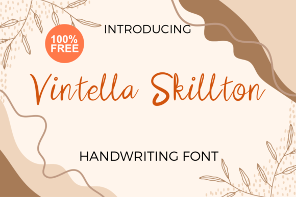 Vintella Skillton: A Handwritten Font That Stands Out